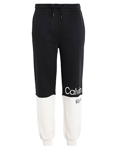 CALVIN KLEIN JEANS Casual trouser Black 73% Cotton, 27% Polyester