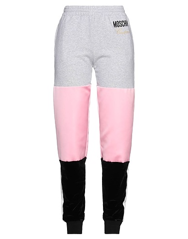 MOSCHINO Athletic pant COUTURE Light grey 100% Cotton