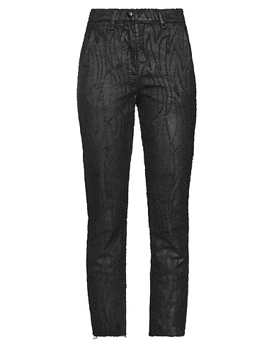 MASNADA Pantalone Nero 98% Cotone, 2% Elastan