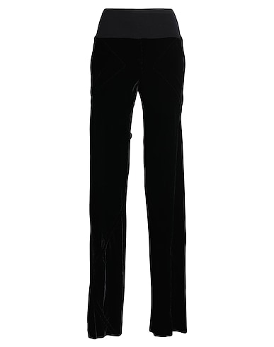 RICK OWENS Casual trouser Black 82% Viscose, 18% Silk, Cotton, Polyamide