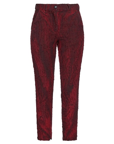 MASNADA Pantalone Bordeaux 98% Cotone, 2% Elastan