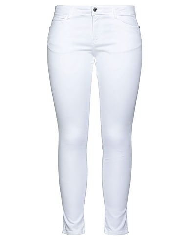 GUESS Casual trouser White 85% Cotton, 11% Elastomultiester, 4% Elastane