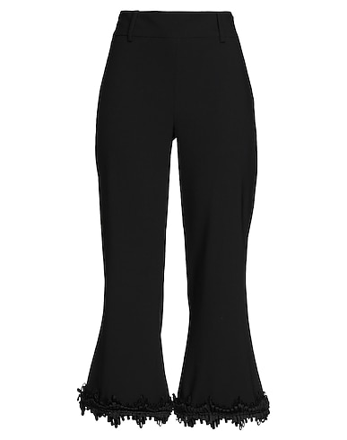 CREATURES OF THE WIND Casual trouser Black 100% Virgin Wool