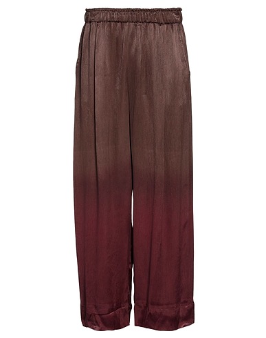 NOUS ANTWERP Casual pants Dark brown 100% Viscose
