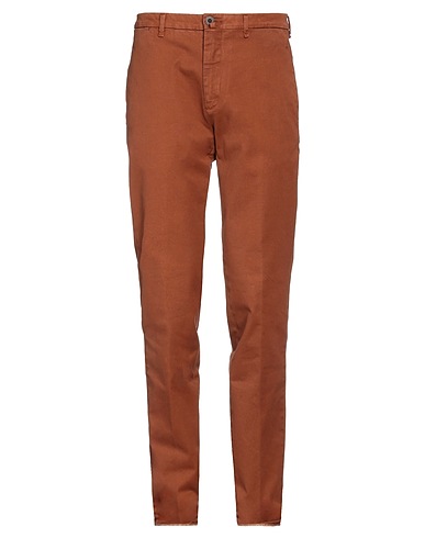 LARDINI Casual trouser Tan 98% Cotton, 2% Elastane