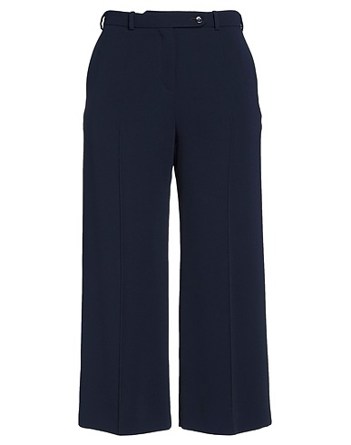 CARVEN Casual trouser Midnight blue 65% Triacetate, 35% Polyester