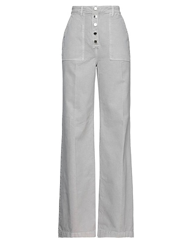 ELISABETTA FRANCHI Pantaloni jeans Grigio 100% Cotone