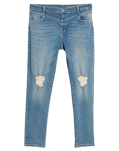 ACTITUDE by TWINSET Pantaloni jeans Blu 98% Cotone, 2% Elastan