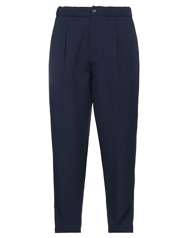 BY AND Pantalone Blu navy 95% Cotone, 5% Elastan