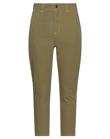 NOVEMB3R Pantalone Verde militare 100% Cotone