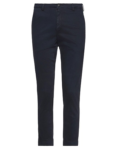 SIMON VENÄJÄN Casual trouser Midnight blue 98% Cotton, 2% Elastane