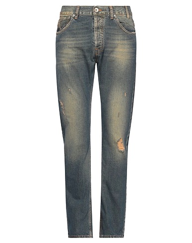 NOVEMB3R Jambe droite Bleu 52% Coton, 48% Polyester