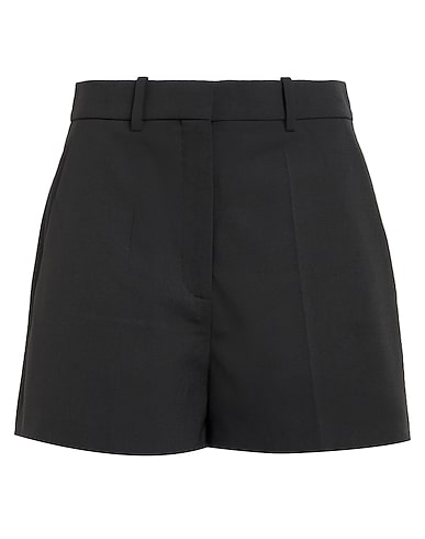 VALENTINO GARAVANI Shorts & Bermuda Black 53% Polyester, 43% Virgin Wool, 4% Elastane