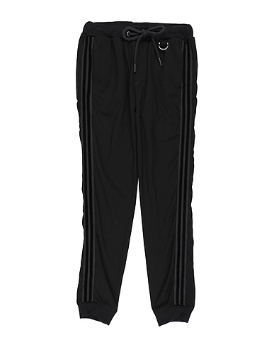 LES HOMMES Casual trouser Black 63% Polyester, 34% Viscose, 3% Elastane