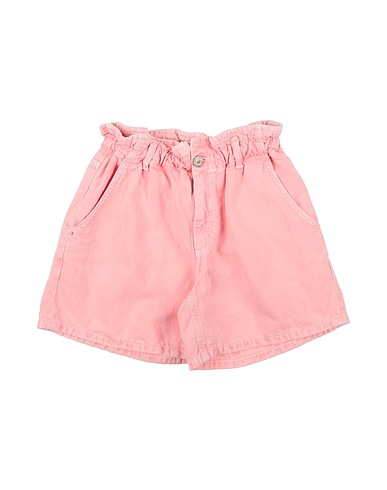 DONDUP Denim shorts Pink 70% Cotton, 30% Linen