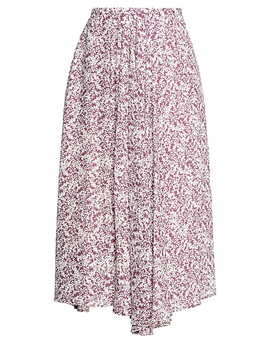 SUOLI Midi skirt Dark purple 100% Polyester