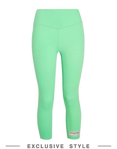 THE GIVING MOVEMENT x YOOX Leggings Green 80% Recycled polyester, 20% Recycled elastane