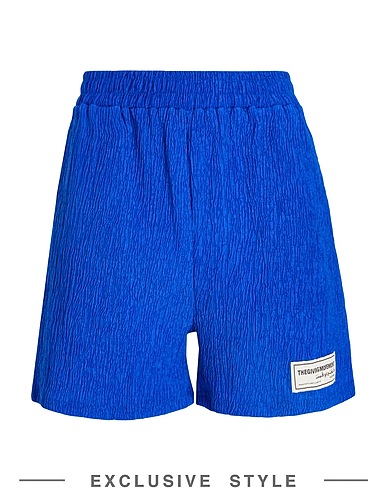 THE GIVING MOVEMENT X YOOX | Bright blue Women‘s Shorts & Bermuda | YOOX