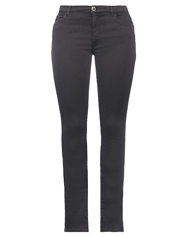 TRUSSARDI Denim pants Dark brown 63% Lyocell, 30% Cotton, 5% Polyester, 2% Elastane
