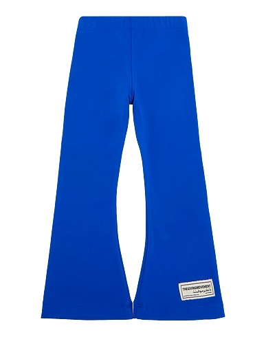 THE GIVING MOVEMENT x YOOX Casual trouser Bright blue 80% Recycled polyester, 20% Recycled elastane