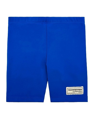 THE GIVING MOVEMENT x YOOX Shorts & Bermuda Bright blue 80% Recycled polyester, 20% Recycled elastane