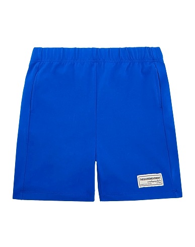 THE GIVING MOVEMENT x YOOX Shorts & Bermuda Bright blue 80% Recycled polyester, 20% Recycled elastane