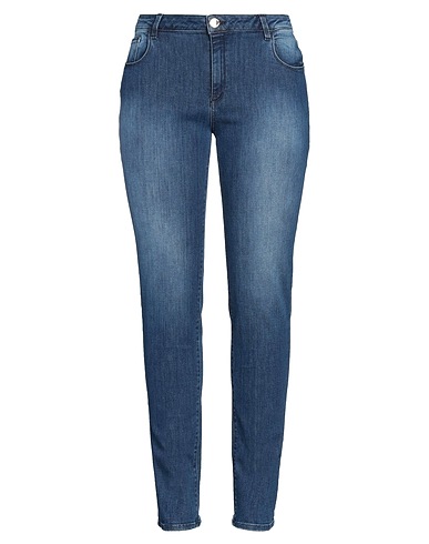TRUSSARDI Denim trousers Blue 72% Cotton, 21% Modal, 5% Polyethylene, 2% Elastane