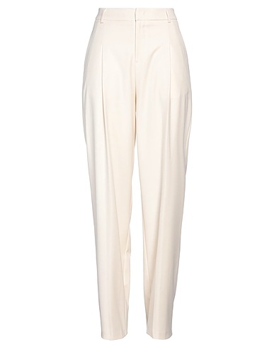 SKILLS & GENES Pantalone Avorio 62% Poliestere, 35% Viscosa, 3% Elastan