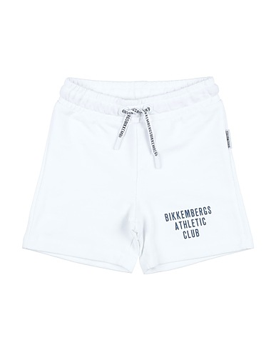 BIKKEMBERGS Shorts & Bermuda White 100% Cotton