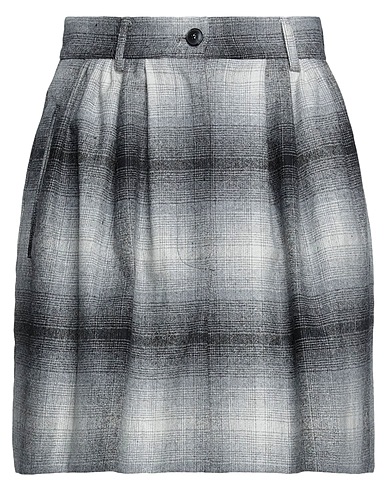 SUOLI Mini skirt Grey 54% Wool, 40% Polyester, 4% Polyamide, 2% Elastane