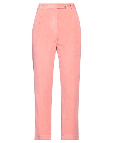 SEMICOUTURE Casual trouser Salmon pink 100% Cotton