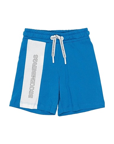 BIKKEMBERGS Shorts & Bermuda Blue 100% Cotton