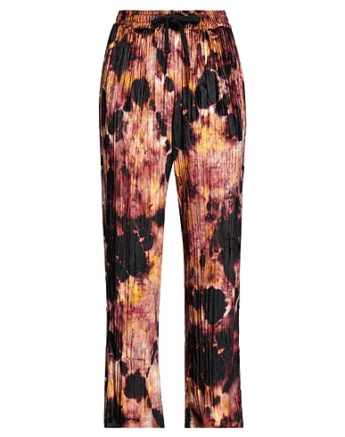 GARÇONS INFIDELES Casual trouser Dark brown 82% Viscose, 18% Silk