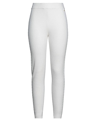 GUESS Casual trouser Ivory 41% Nylon, 35% Acrylic, 11% Camel wool, 10% Polyester, 3% Elastane