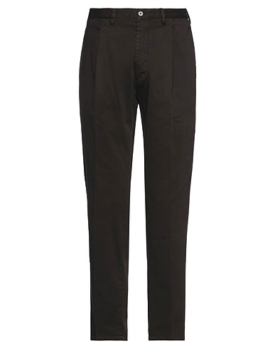 GIO ZUBON Pantalone Nero 98% Cotone, 2% Elastan