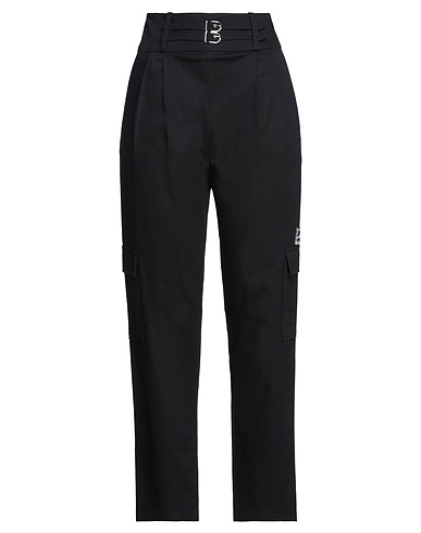 GAëLLE Paris Casual pants Black 98% Cotton, 2% Elastane