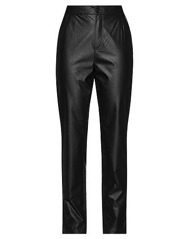 EMME by MARELLA Casual trouser Black 100% Viscose, Polyurethane