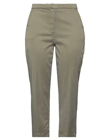 EMME by MARELLA Casual pants Sage green 58% Lyocell, 40% Cotton, 2% Elastane