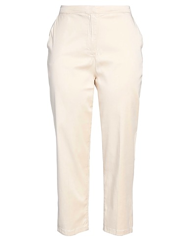EMME by MARELLA Casual trouser Ivory 58% Lyocell, 40% Cotton, 2% Elastane