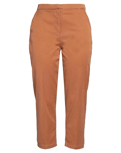 EMME by MARELLA Casual trouser Brown 58% Lyocell, 40% Cotton, 2% Elastane