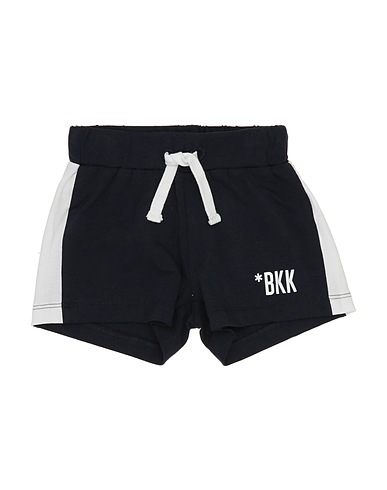 BIKKEMBERGS Shorts & Bermuda Midnight blue 95% Cotton, 5% Elastane