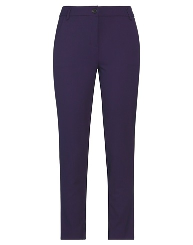 EMME by MARELLA Casual pants Purple 64% Polyester, 32% Viscose, 4% Elastane