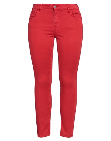 EMME by MARELLA Casual trouser Red 64% Lyocell, 32% Cotton, 4% Elastane
