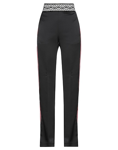 PINKO Pantalone Nero 100% Poliestere, Poliammide, Elastan