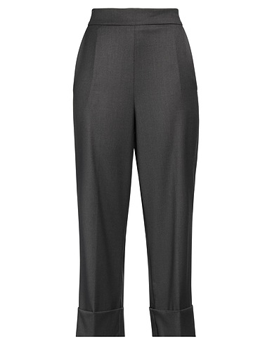 SKILLS & GENES Casual trouser Charcoal 62% Polyester, 35% Viscose, 3% Elastane