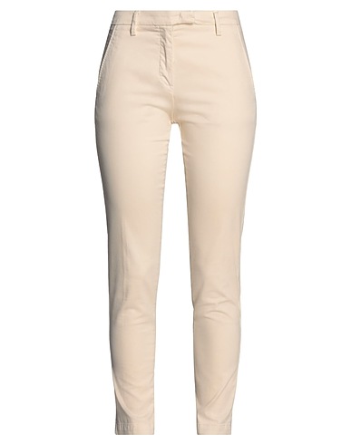 SKILLS & GENES Casual trouser Ivory 62% Polyester, 35% Viscose, 3% Elastane