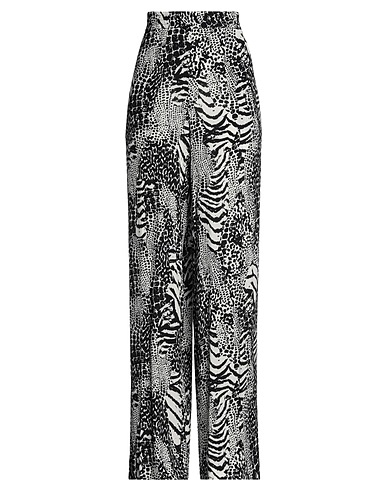 TWINSET Casual trouser White 100% Viscose, Polyester