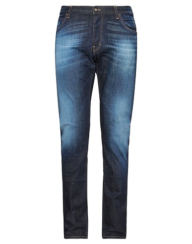 EMPORIO ARMANI Denim trousers Blue 98% Cotton, 2% Elastane