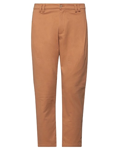 OUT/FIT Casual trouser Camel 98% Cotton, 2% Elastane