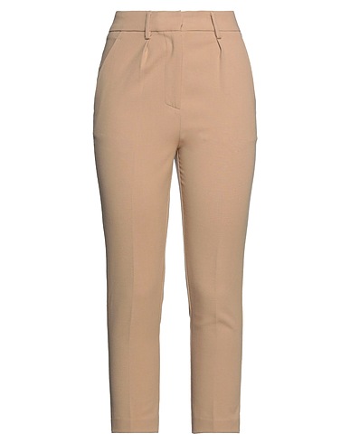 AGLINI Casual trouser Camel 63% Polyester, 32% Rayon, 5% Elastane